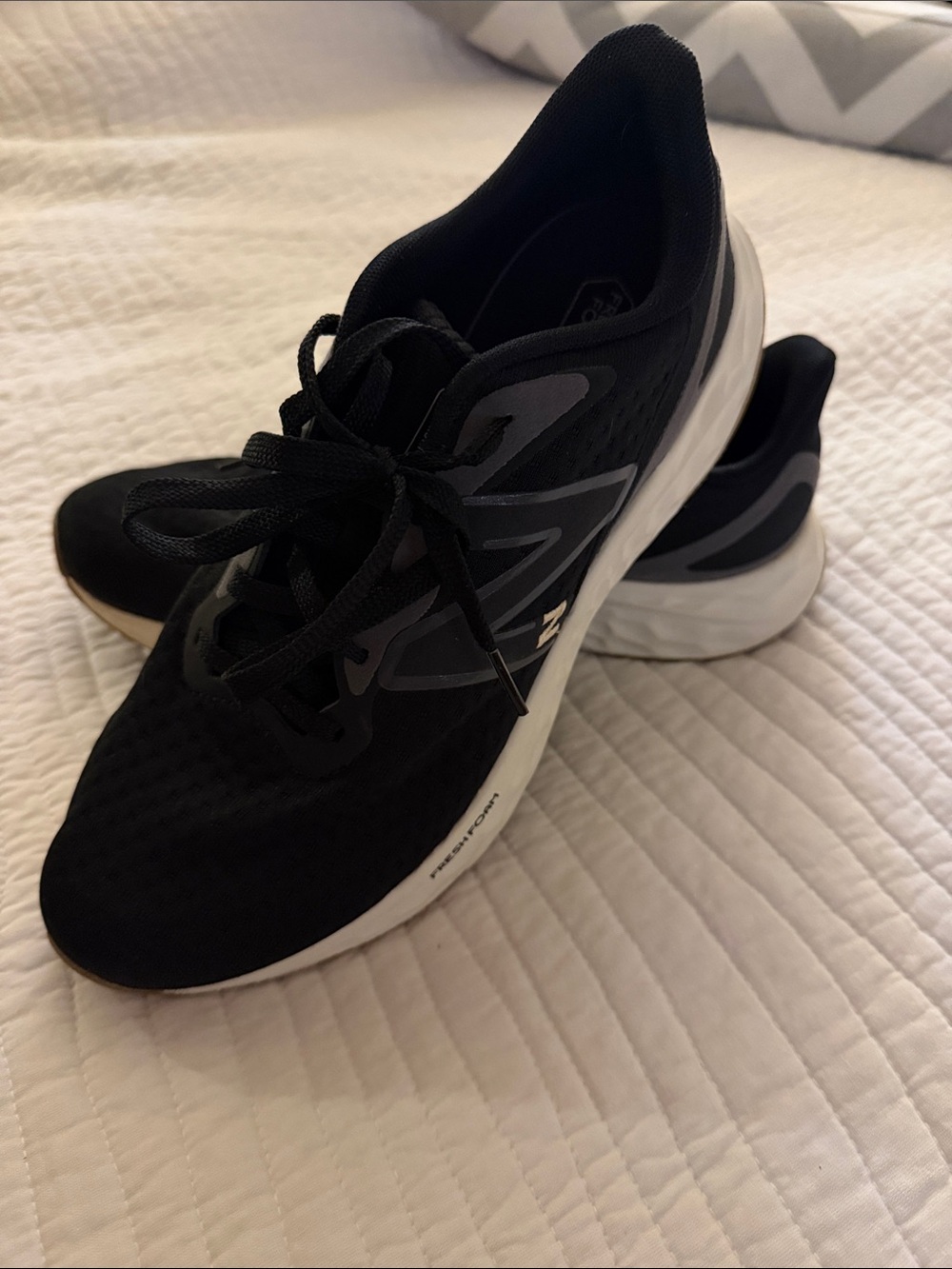 New Balance Black and White Women's Running Shoes